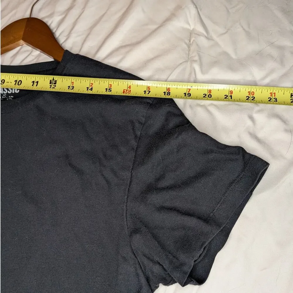 Old Navy Classic Black Crew Neck T-Shirt Men's Medium